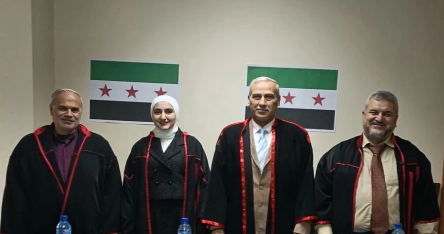 منح الباحثة ايمان خالد دخيل درجة الماجستير في الهندسة الزراعية