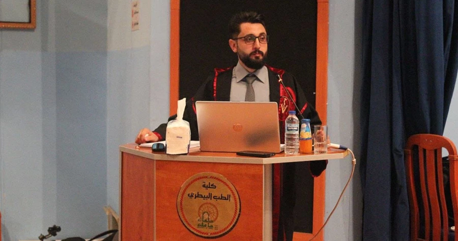 باحث بجامعة حماة ينال الماجستير عن دراسة تلوث المياه بمزارع ريف درعا