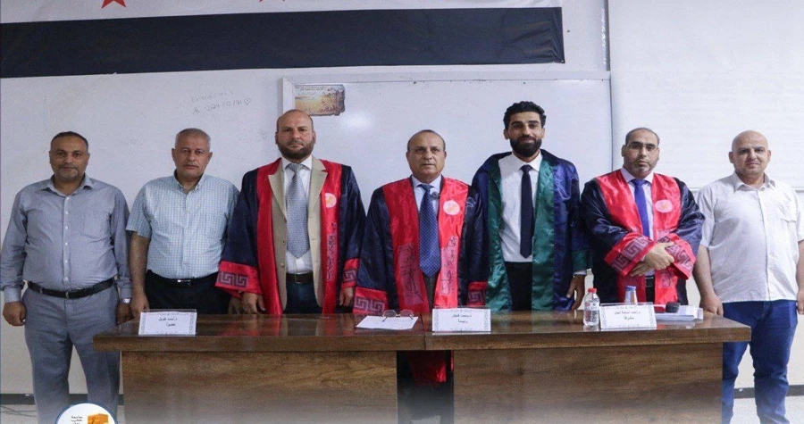 الباحث خالد الناجي ينال الماجستير بتقدير جيد جداً