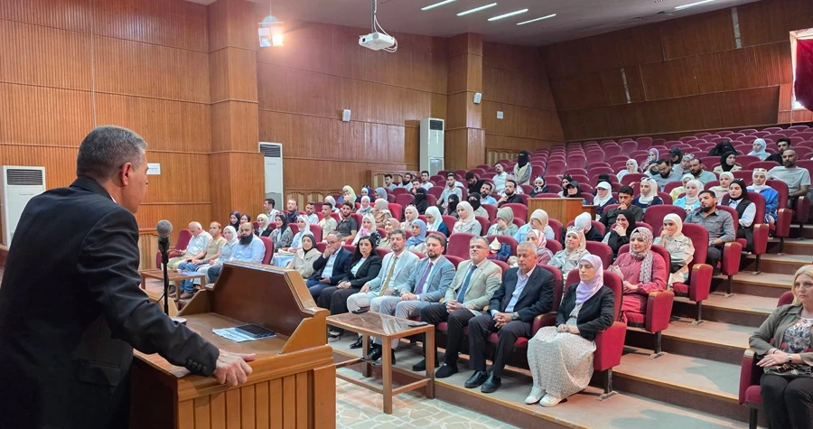 زيارة القنصل التركي إلى كلية الآداب والعلوم الإنسانية في جامعة حلب
