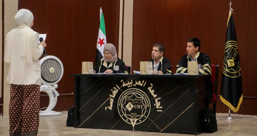 كلية الترجمة واللغات في الجامعة العربية الخاصة تختتم مناقشة مشاريع تخرج نوعية تواكب سوق العمل
