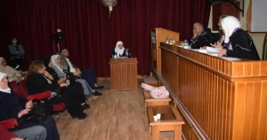 منح الباحثة جيهان سعد بلال درجة الماجستير في اللغة العربية وآدابها