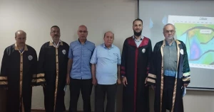 منح الباحث نضال يوسف رمضان درجة الماجستير في الهندسة الكيميائية والبترولية