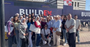 رحلة علمية لطلاب الهندسة المعمارية إلى معرض بيلديكس