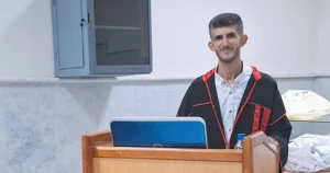 منح الباحث أضي محمد إسماعيل درجة الدكتوراه في الهندسة الزراعية