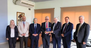 زيارة وفد المجلس العربي للتدريب والإبداع الطلابي إلى جامعة القلمون الخاصة