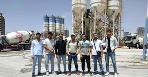 كلية الهندسة المدنية بجامعة اليرموك الخاصة تزور مجبل داما المركزي للاطلاع على تقنيات البناء الحديثة
