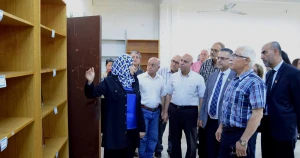 افتتاح مكتبة كلية الهندسة الزراعية بجامعة اللاذقية بعد إعادة تصنيفها