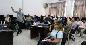 رئيس جامعة حماة يفتتح ورشة عمل حول توظيف الذكاء الاصطناعي في تصميم المحتوى التعليمي