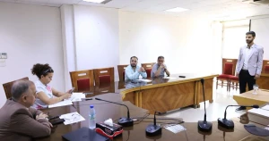 جامعة حمص تجري مقابلات فحص الأهلية واللياقة للمرشحين للتعيين بوظيفة معيد