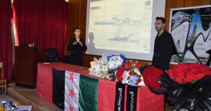 مناقشة مشاريع التخرج في كلية الهندسة المعمارية بجامعة اللاذقية