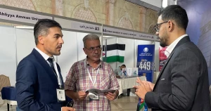 رئيس جامعة الشام العالمية يزور المعرض التعليمي الأردني الأول في سوريا
