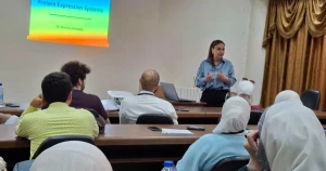 كلية الصيدلة تشارك في ورشة عمل دولية حول تقانات البروتينات المندمجة